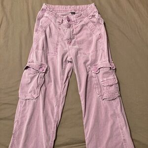 American Eagle Lavender Cargo Pants